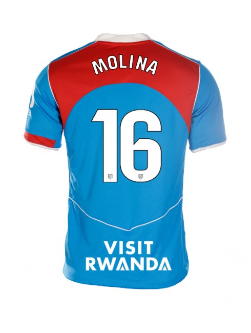 Ženski Nogometna dresi replika Atletico Madrid Nahuel Molina #16 Tretji 2025-26 Kratek rokav Ženski Nogometna dresi replika Atletico Madrid Nahuel Molina #16 Tretji 2025-26 Kratek rokav